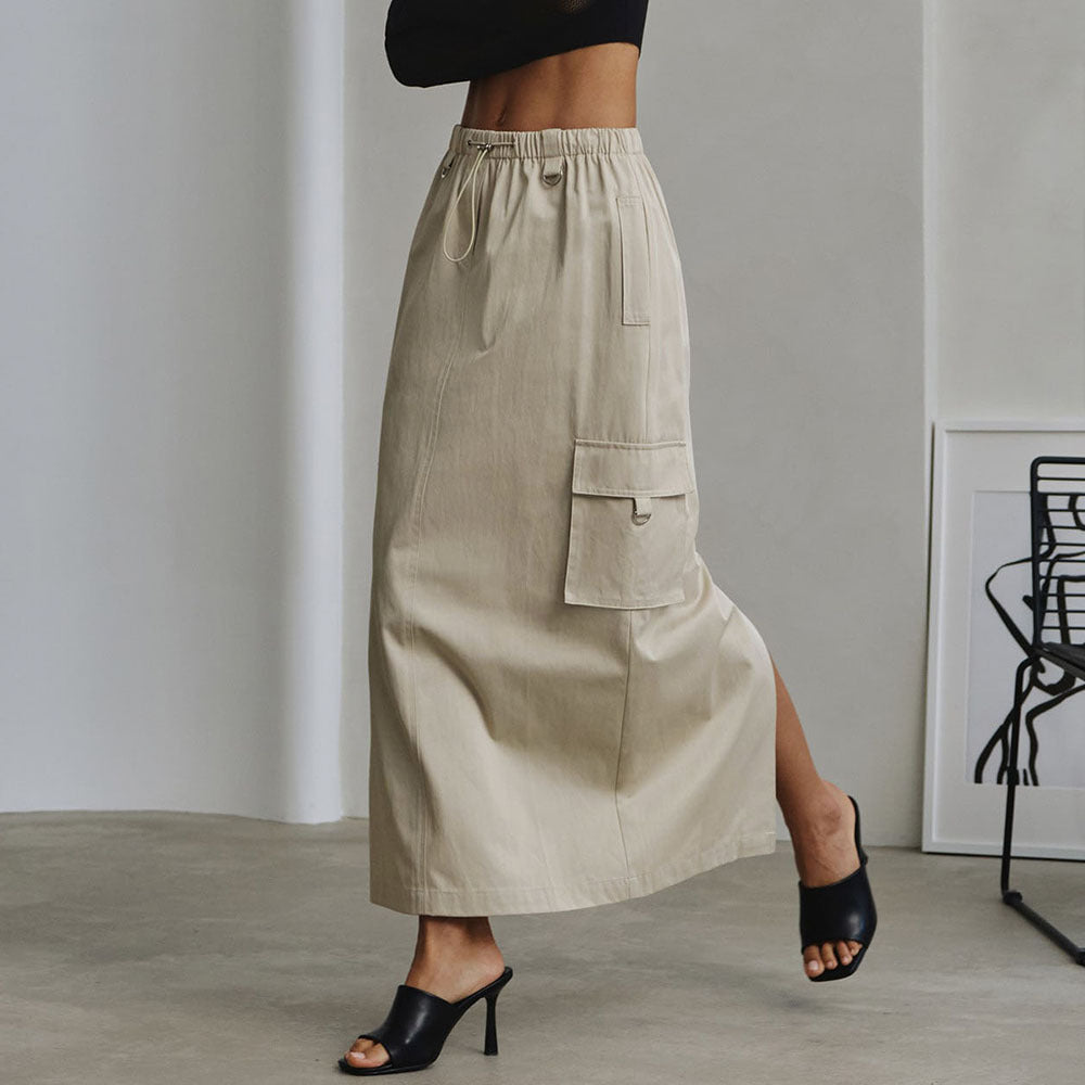 Hanami Drawstring Cotton Skirt – 3