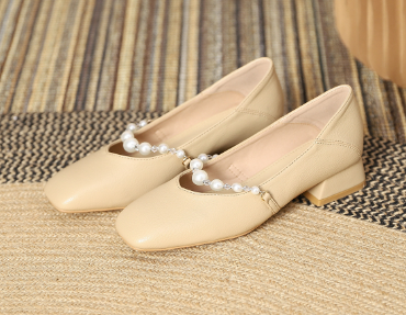 Hinagiku Beaded Block Heels – 4
