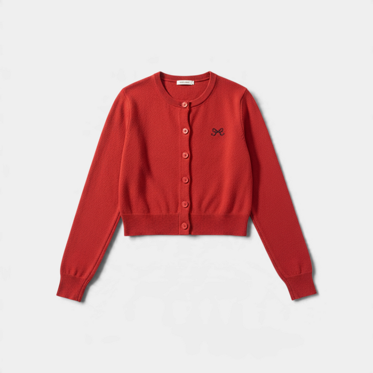 Kuma Embroidered Cardigan