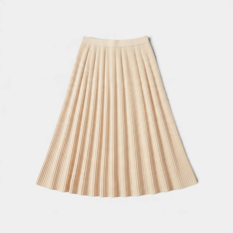 Nami Knit Pleated Skirt