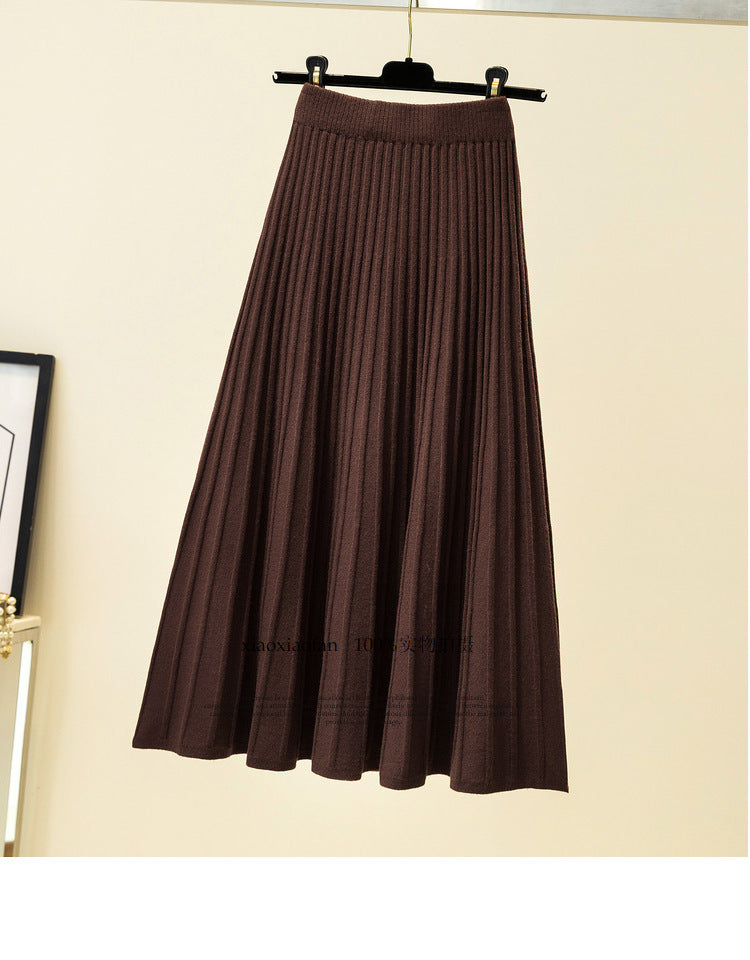 Nami Knit Pleated Skirt – 9