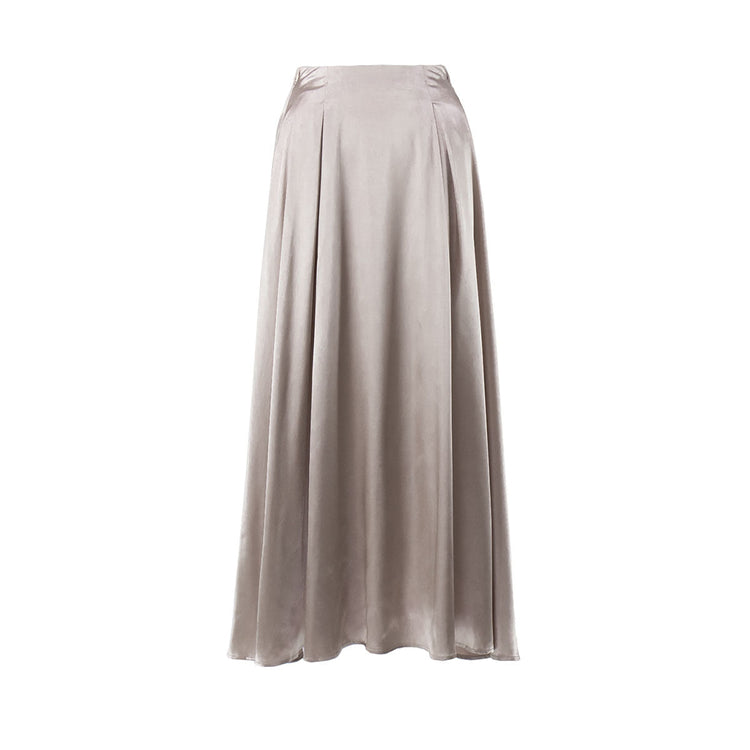 Tsukiakari Satin Maxi Skirt – 6