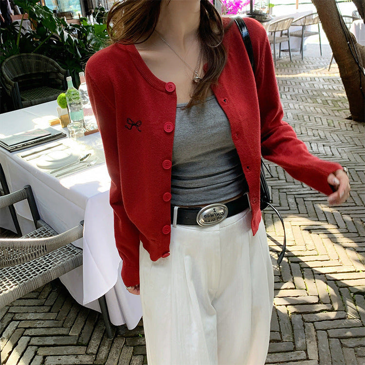 Kuma Embroidered Cardigan – 2
