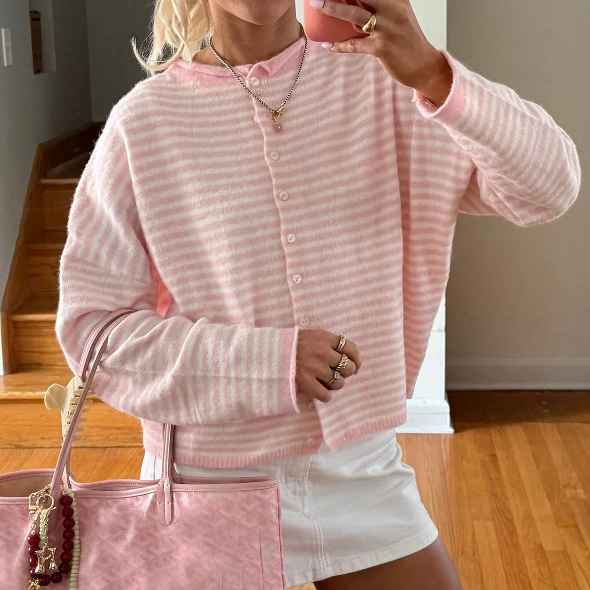 Hidamari Striped Cardigan – 8
