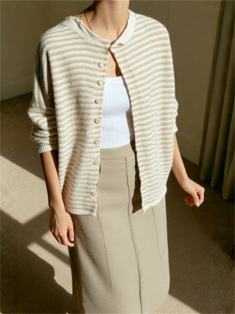 Hidamari Striped Cardigan – 2