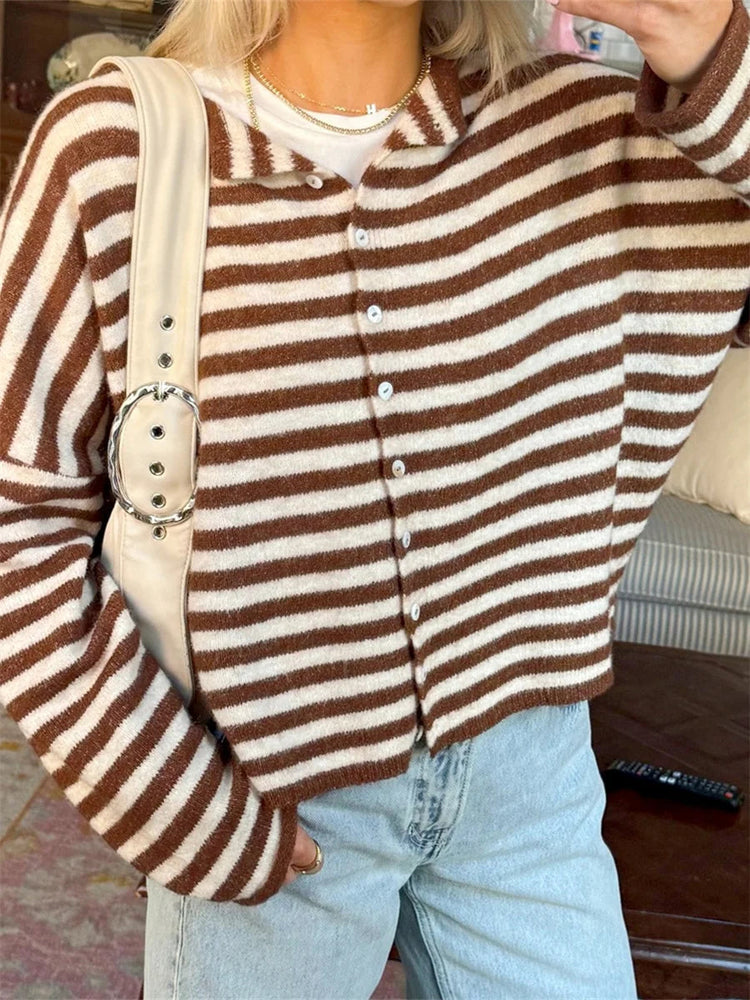 Hidamari Striped Cardigan – 3