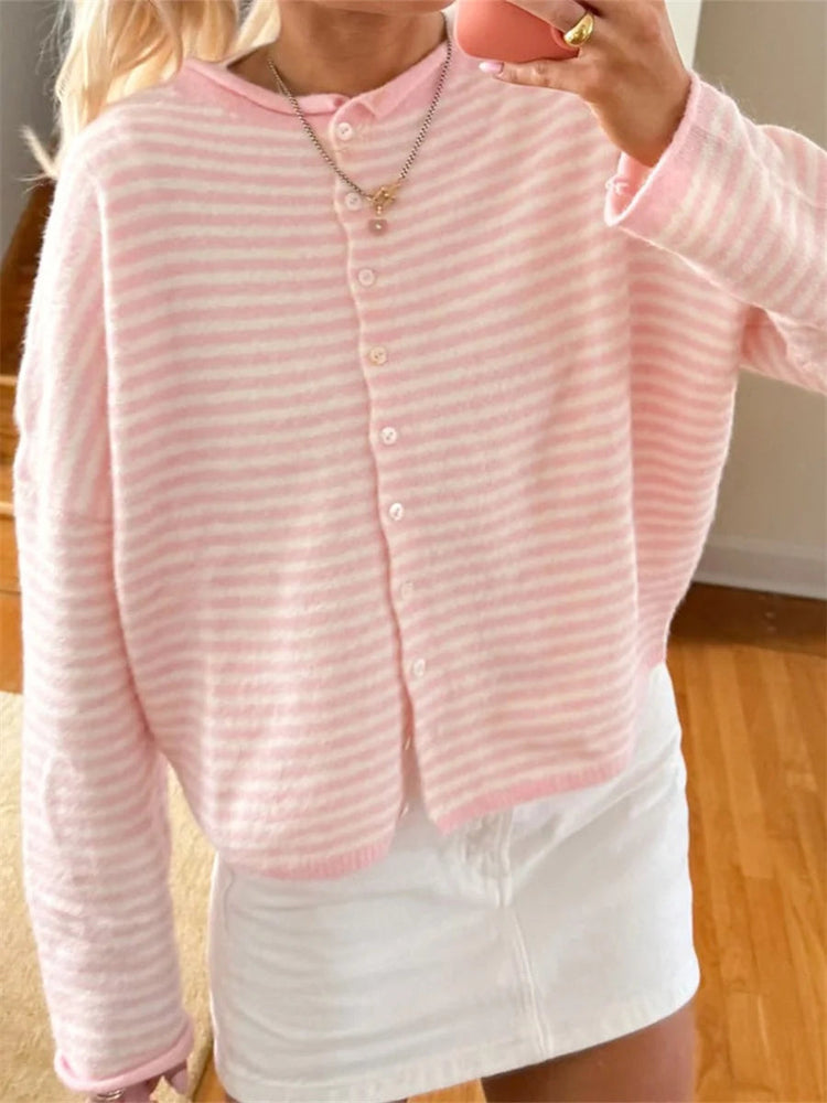 Hidamari Striped Cardigan – 6