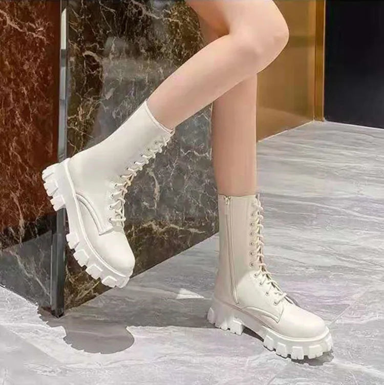 Nara Platform Chelsea Boots – 7