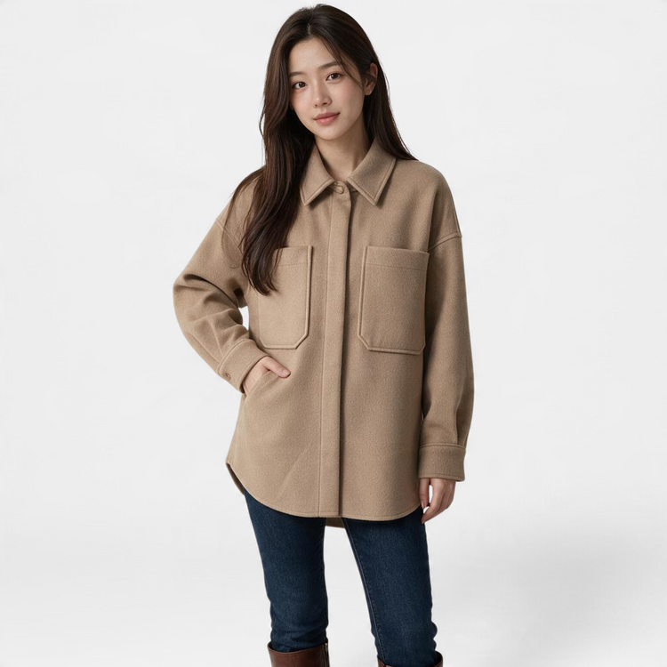 Daikanyama ウールライクシャツジャケット