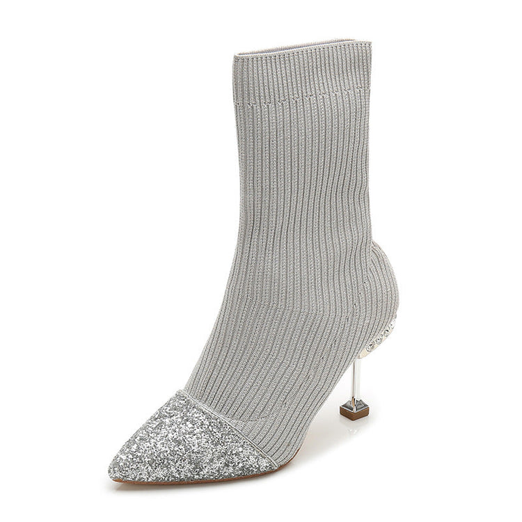 Ginga Sequin Sock Boots – 4